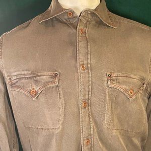 VTG Ryan Michael's LS Silk Blend Western Shirt (M)